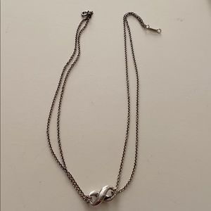 Tiffany Infinity Necklace, Sterling Silver